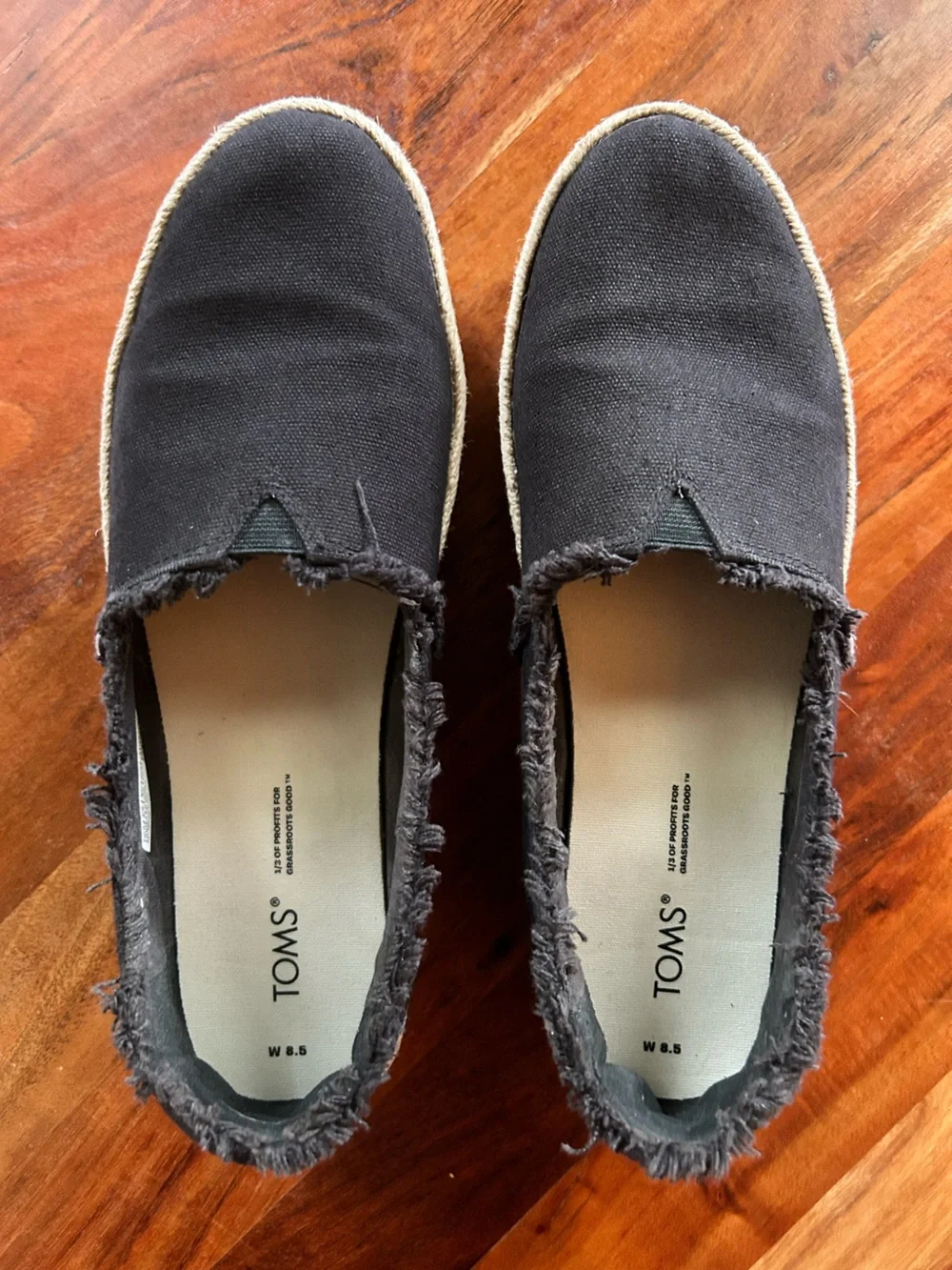 Tom’s Valencia Slip-On Platform Espadrille - Size 8.5